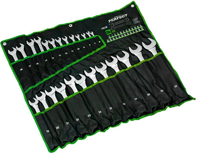 Stalco csillag-villáskulcs készlet, polírozott 6–22 mm (8 db)
