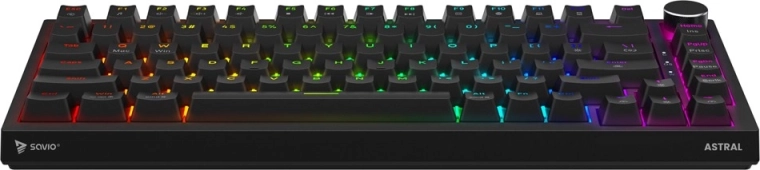 Programozható RGB háttérvilágítás és kompakt, 82 gombos elrendezés