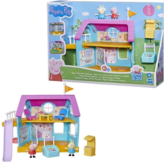 PEPPA PIG Klubház játékkészlet – bolt és pékség hangokkal