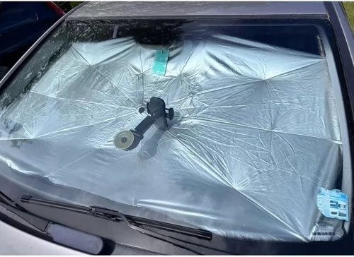 Ezüst UV-visszaverő réteg a hőség ellen