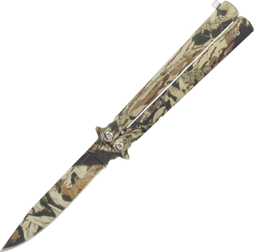 Magnum Balisong Camo pillangókés 10,5 cm, terepminta, acél