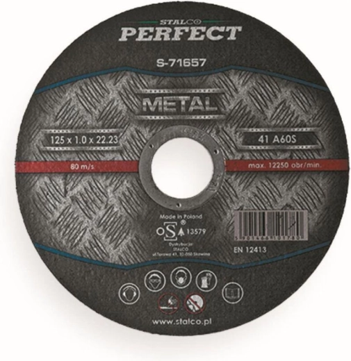 Vágótárcsa acélhoz és rozsdamentes acélhoz 150 × 1,5 × 22,23 mm STALCO