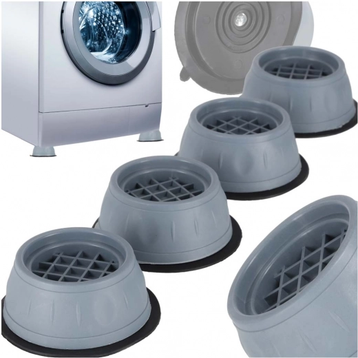 Rezgéscsillapító és csúszásgátló alátétek mosógéphez és mosogatógéphez, 4 darabos készlet