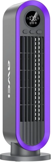 AWEI F52 oszlopventilátor 3600 mAh szürke