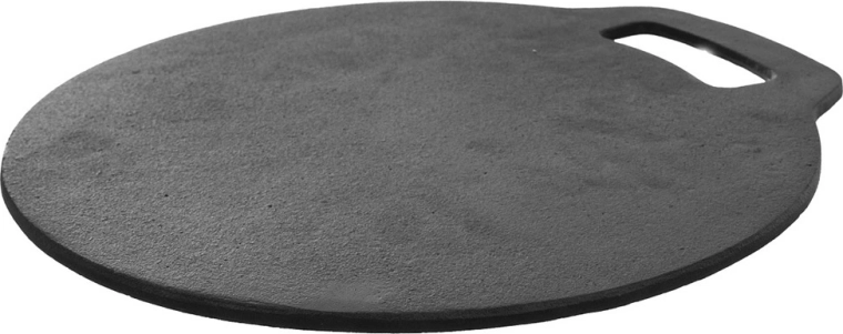 Öntöttvas tortilla- és palacsintasütő 25 cm