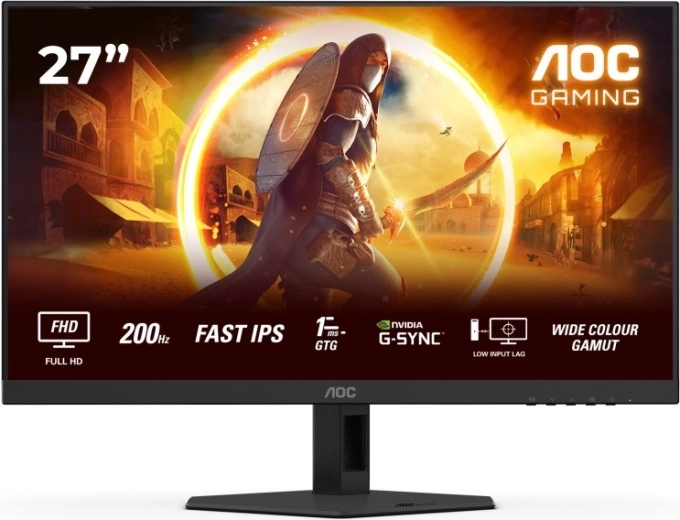 AOC 27G4HRE 27" gaming monitor Fast IPS 200 Hz hangszórókkal