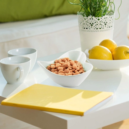 Minőségi fehér porcelán, amely minden terítékhez illik