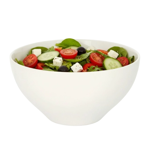 Széles perem a könnyű keveréshez és tálaláshoz