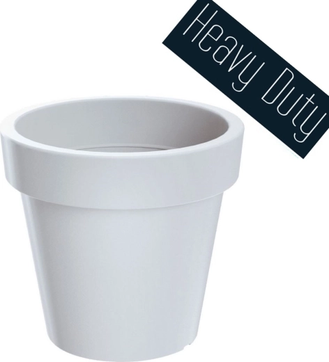Lexo Round virágtartó, 60 cm, fehér
