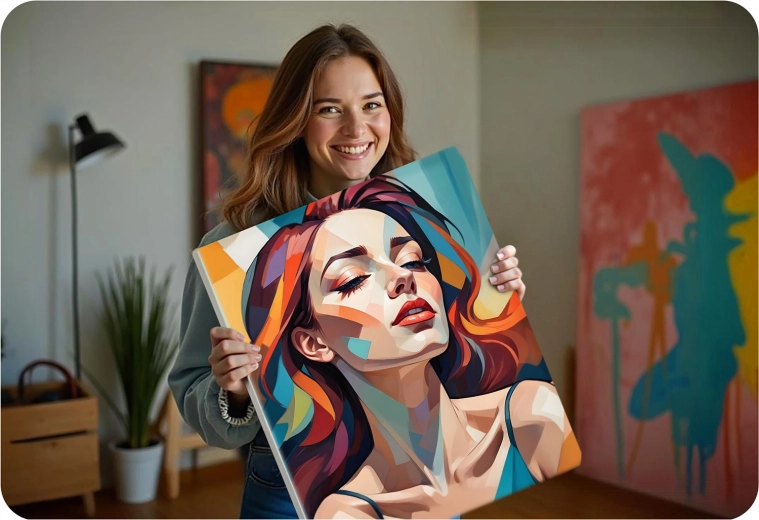 Kész mű azonnal felakasztható