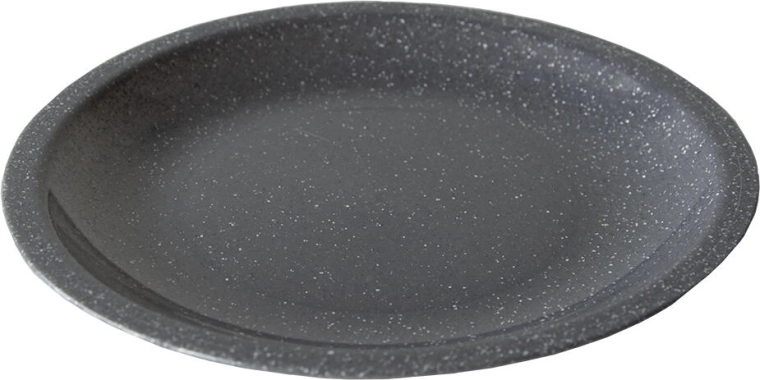 Sekély műanyag tányér 23 cm STONE gránit