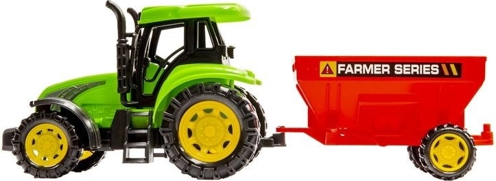 Traktor + pótkocsi szett, készen a farmos kalandokra