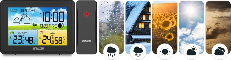 Vezeték nélküli mérés kint és bent