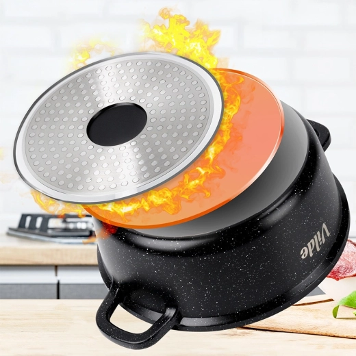 Kompatibilis minden tűzhelytípussal, beleértve az indukciót is