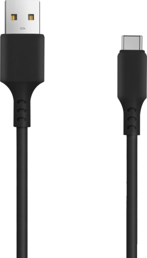Setty USB–USB‑C kábel 3 m, 2 A, fekete