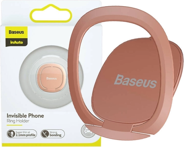 Láthatatlan Baseus telefon tartó - rózsaarany