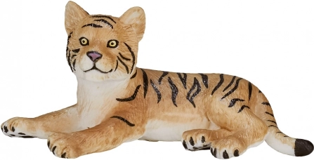 Valósághű bengáli tigris kölyökfigura