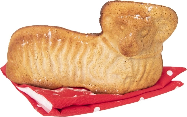 Részletgazdag bárányforma a látványos tálaláshoz