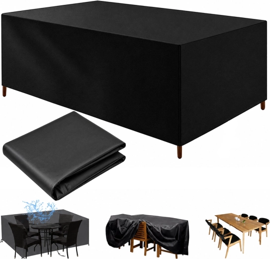 Vízálló védőhuzat (ponyva) kerti bútorra és catering asztalra 250 × 210 × 90 cm