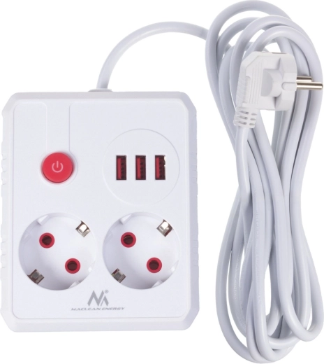 Két aljzat + három USB egy házban