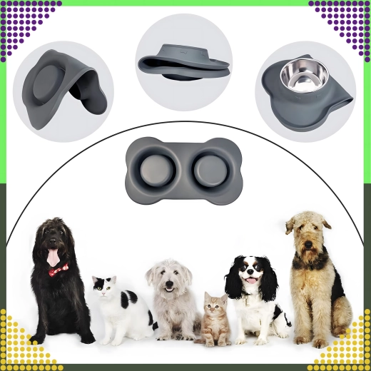 Stabil és tiszta etetőhely kutyáknak és macskáknak