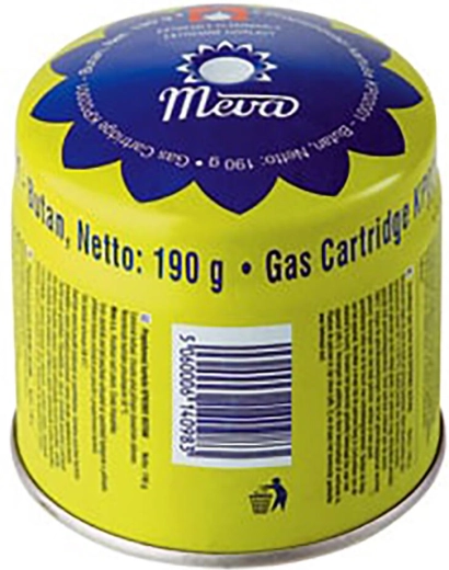 Átszúrható gázpatron 190 g MEVA