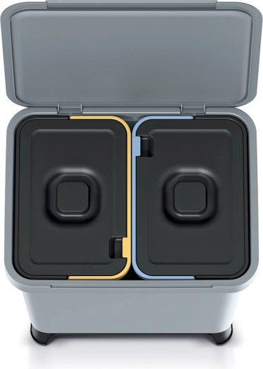 Két külön edény 2×10 l a könnyű szelektáláshoz