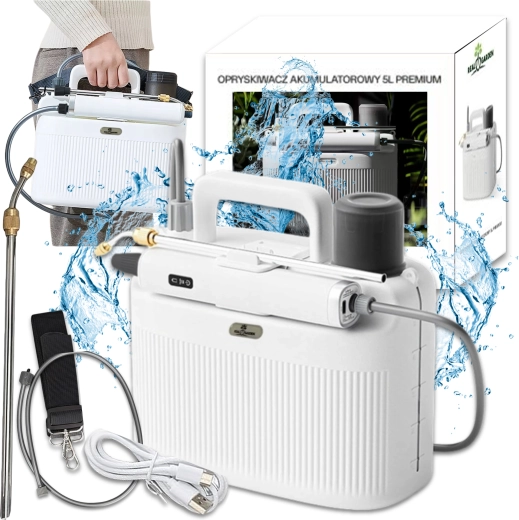 elektromos kerti permetező 5 l 2200 mAh akkumulátorral