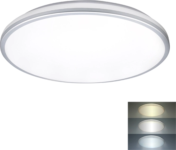 Solight kerek LED lámpatest nedvesség elleni IP54 védelemmel, 18 W, 1530 lm, 33 cm