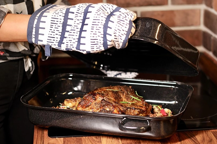 Bordázott alj a szaftos sütésért