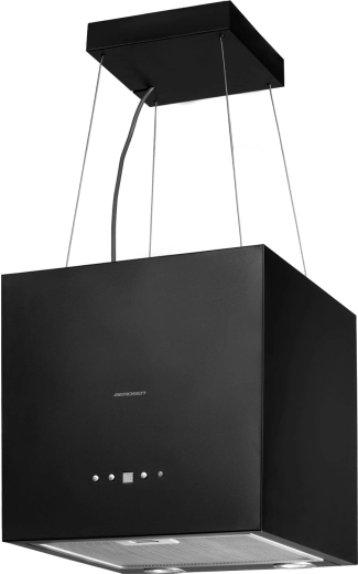 Elegáns szigetdesign matt feketében