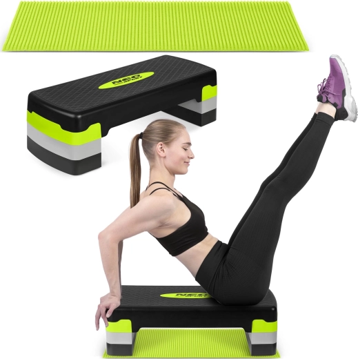 NEO SPORT aerobic step 3 magassággal + csúszásmentes alátét