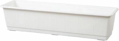 Műanyag virágláda 50 cm fehér