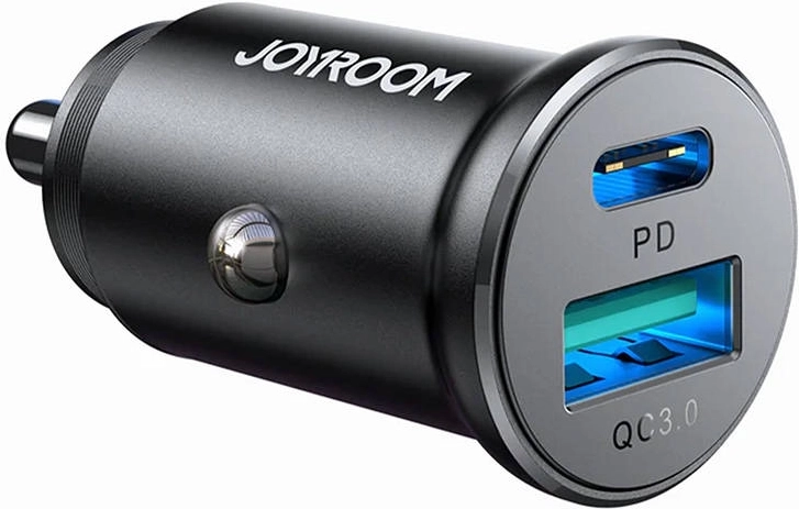 Joyroom autós töltő 30 W (USB-C + USB-A)