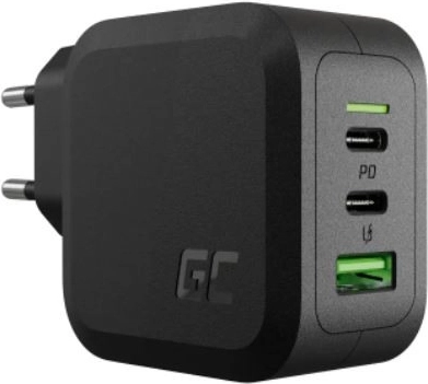 Green Cell PowerGaN 65 W USB‑C PD és USB‑A QC töltő