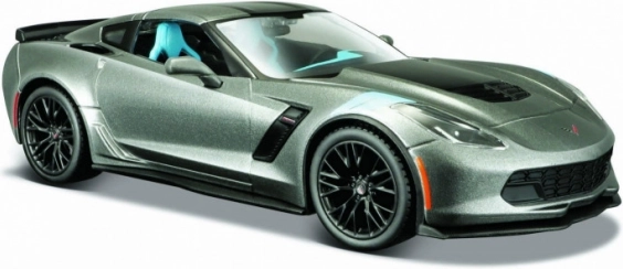 Corvette Grand Sport 2017 modell 1:24 szürke