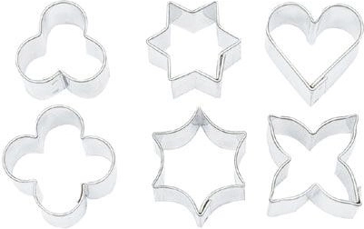 Kártyaszimbólumos süteménykiszúró készlet – 6 darab