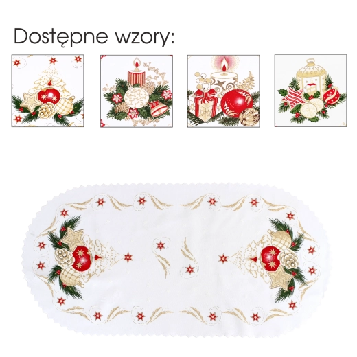 Karácsonyi dekoratív szalvéta/konyharuha Boże Narodzenie (30 × 50 cm) – 3 db-os szett