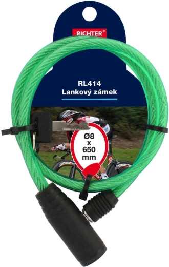 RICHTER sodronyzár 8 × 650 mm, zöld