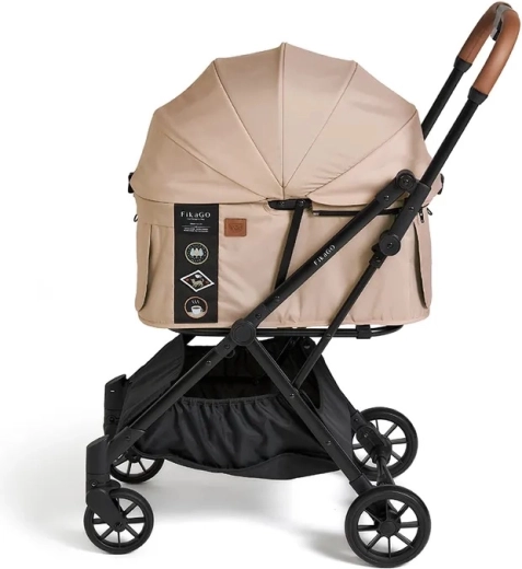 Rugózott, forgó első kerekek és nagy, mágneses kosár