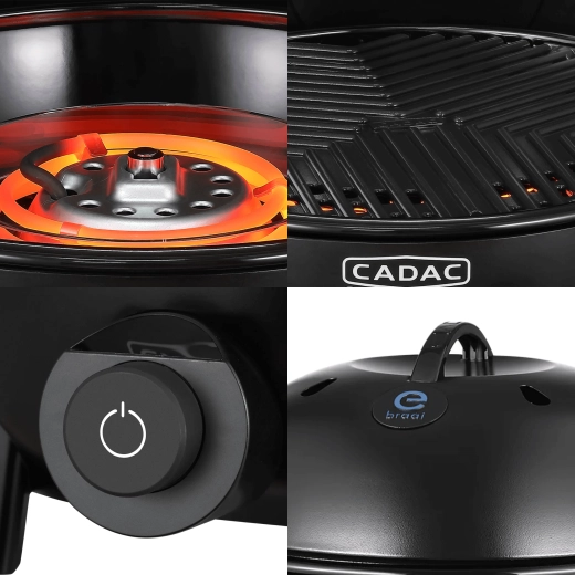 Nagy teljesítményű 2,3 kW‑os spirál és gyors indítás