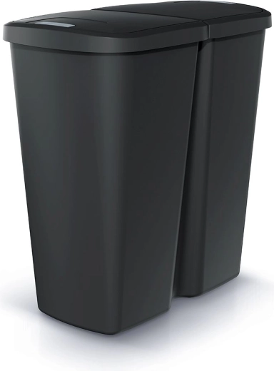 Tartós, újrahasznosított műanyag és kompakt forma