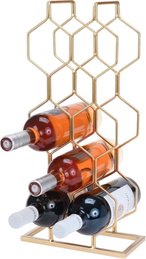 Biztonságos, vízszintes tárolás akár 8 palack számára