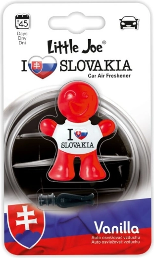 Little Joe 3D Supair Drive autóillatosító vanília „I Love You Slovakia”