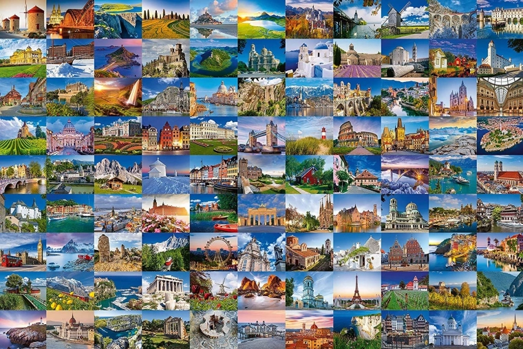 Ravensburger puzzle Európa gyönyörű helyei 3000 darabos
