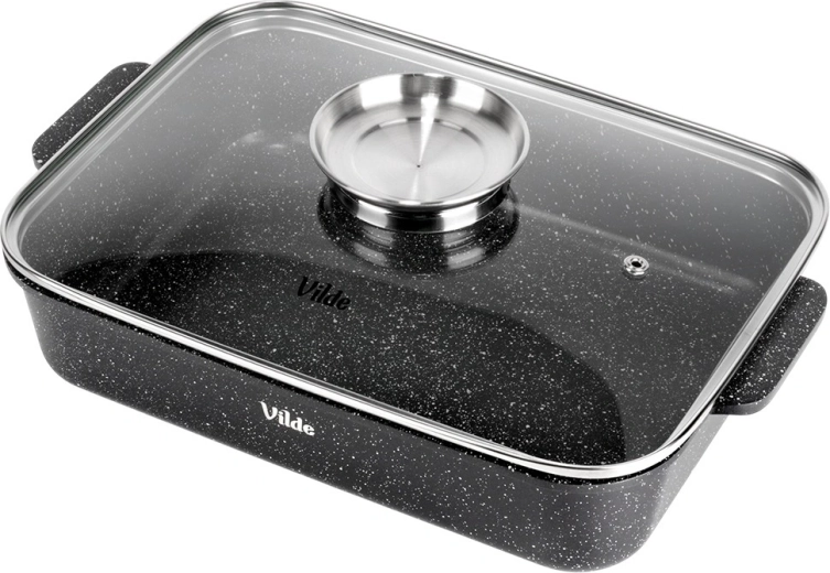 Tapadásmentes gránit felület és üveges rálátás