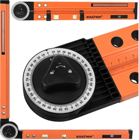 500 mm-es vonalzó és körzőfunkció egyben