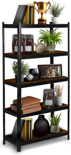 Tartós acélkonstrukció fekete színben