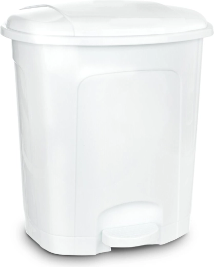 Pedálos szemetes 11,5 l, fehér
