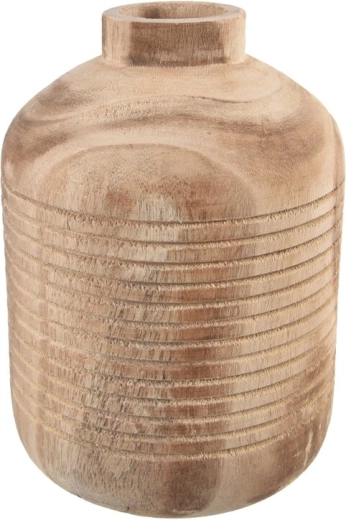Paulownia váza barna 15 × 15 × 21 cm